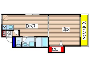 シャンド－ル太秦の物件間取画像